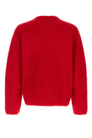 Red stretch alpaca blend Haru sweater SEFR (HARUSWEATER)