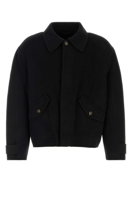 Black wool jacket Black SEFR (RELAXEDWOOLJACKET)