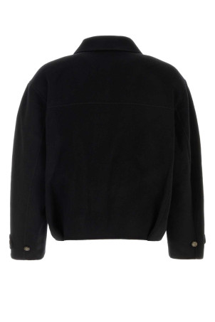Black wool jacket Black SEFR (RELAXEDWOOLJACKET)