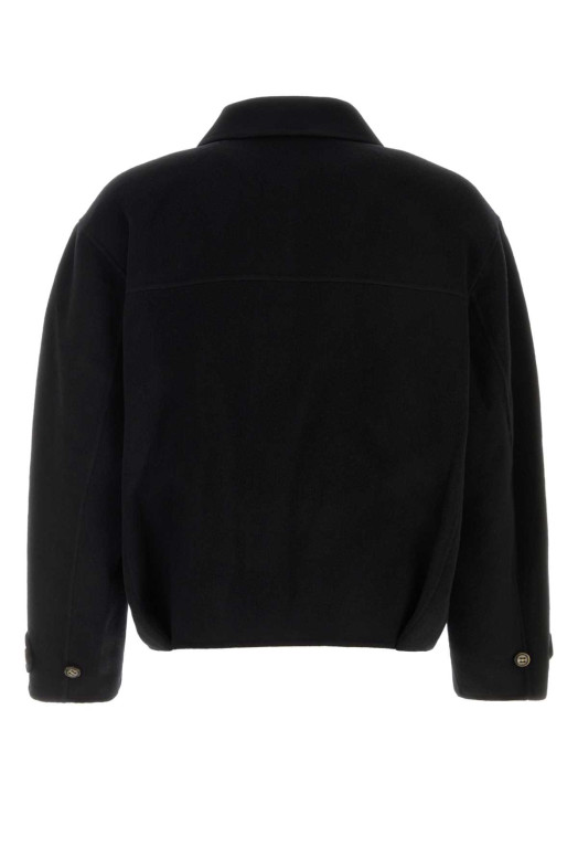 Black wool jacket Black SEFR (RELAXEDWOOLJACKET)