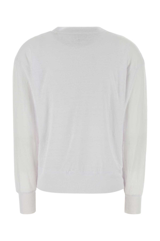 Белая льняная футболка Klowia от ISABEL MARANT ETOILE (TS0005FAA1N09E)