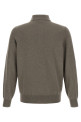 Green cashmere polo shirt Green