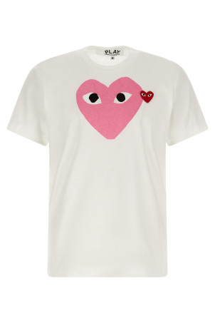 'Red Emblem' T-shirt Pink