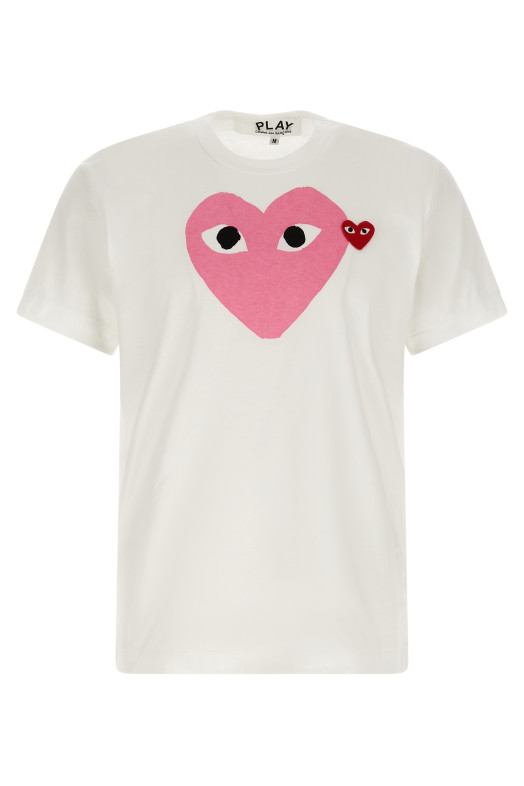 'Red Emblem' T-shirt Pink