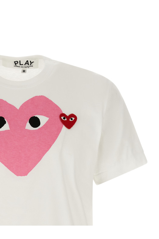 'Red Emblem' T-shirt Pink