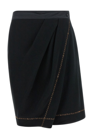 'Petrel' culotte bermuda shorts Black