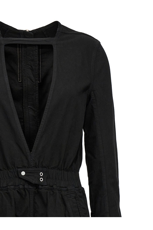 'Eclipse Bodybag' one-length bodysuit Black