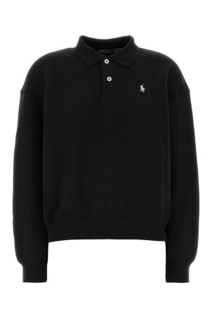 Black cotton blend polo shirt POLO RALPH LAUREN (211947966)
