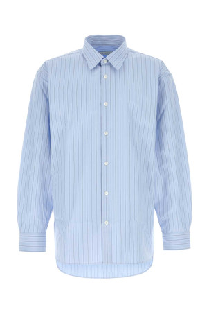 Embroidered poplin Croom shirt Powdery DRIES VAN NOTEN (2610207323021)