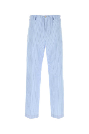 Embroidered poplin Penny pyjama pant Powdery DRIES VAN NOTEN (2610209063021)