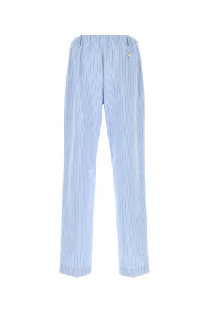 Embroidered poplin Penny pyjama pant Powdery DRIES VAN NOTEN (2610209063021)