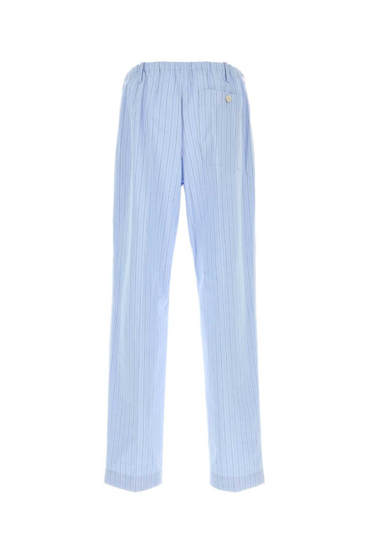 Embroidered poplin Penny pyjama pant Powdery DRIES VAN NOTEN (2610209063021)
