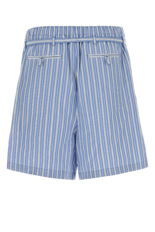 Embroidered poplin bermuda shorts SAINT LAURENT (A007KCY2O08)
