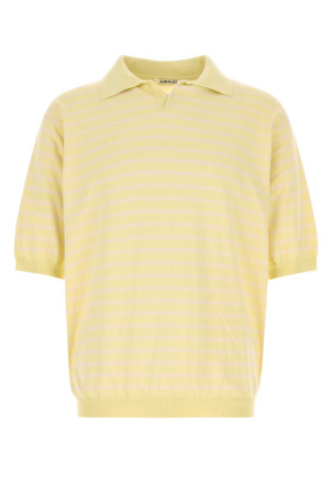 Embroidered knit polo shirt AURALEE (A26SP01SB)