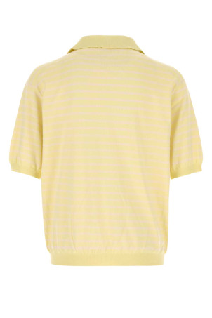 Embroidered knit polo shirt AURALEE (A26SP01SB)