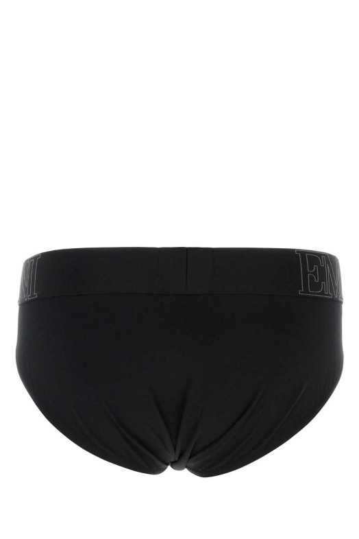 Black stretch cotton brief EMPORIO ARMANI (EM000229AF14978)