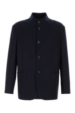 Вовняний блейзер кольору «північний синій» GIORGIO ARMANI (GM004462TE13592)