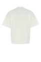 Хлопковая футболка оверсайз цвета слоновой кости, черная, JIL SANDER (J21GC0001J45148)
