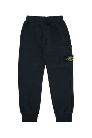 Спортивні штани чорного кольору STONE ISLAND KIDS (L1S166200003S0040) STONE ISLAND JUNIOR