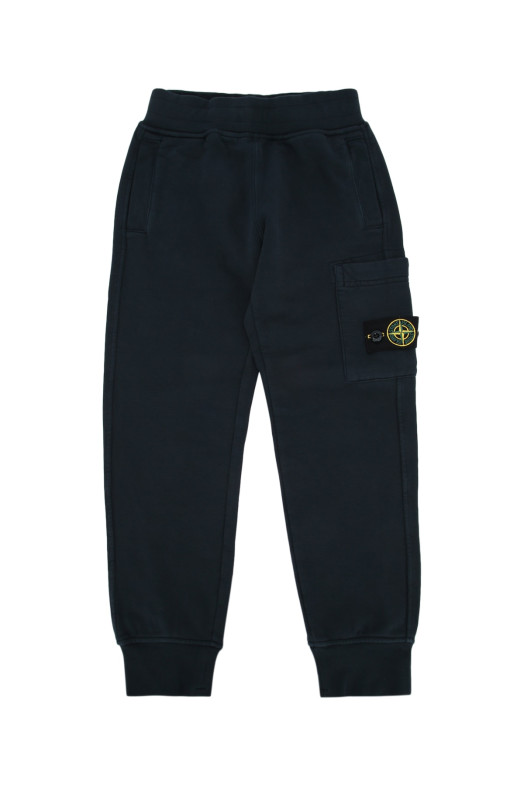 Спортивные штаны черного цвета STONE ISLAND KIDS (L1S166200003S0040) STONE ISLAND JUNIOR