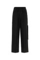 Black satin wide-leg pant MAISON MARGIELA (S67KA0089M35852)