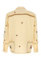 Pastel yellow cotton blend Joy Of Living shirt Beige BAZISZT (SR07862)