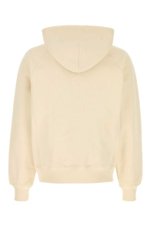 Cream cotton sweatshirt AMI (USW275747)