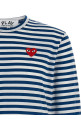 Logo patch stripes t-shirt Blue