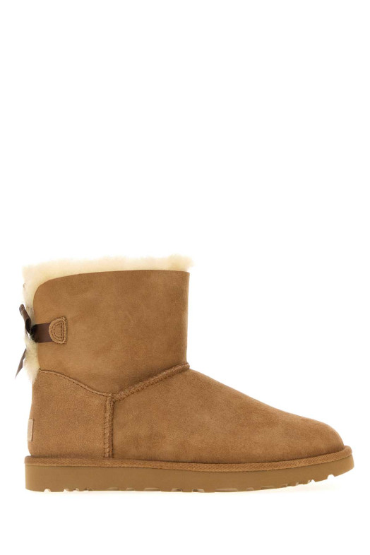 Camel suede Mini Bailey Bow ankle boots UGG (1016501)