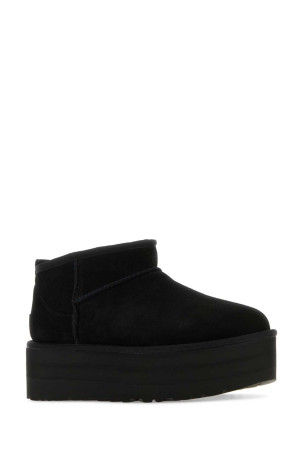 Black suede Classic Ultra Mini Platform ankle boots Black UGG (1135092)