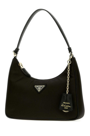 Чорна сумка через плече Prada Re-Edition 2005 з матеріалу Re-Nylon, PRADA (1N204PR064)