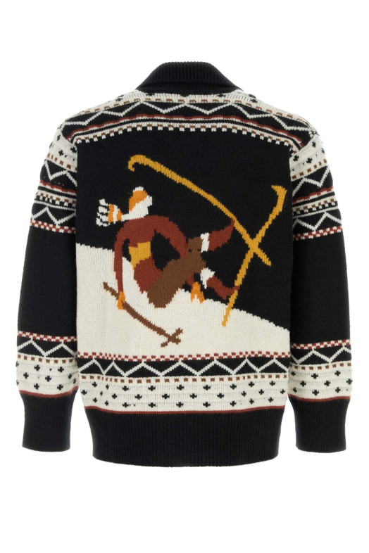 Embroidered cashmere Megeve cardigan BAZISZT (CA04393)