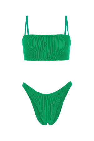 Grass green stretch nylon Gigi bikini Green HUNZA G (GIGIBIKINI)