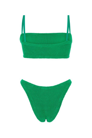 Grass green stretch nylon Gigi bikini Green HUNZA G (GIGIBIKINI)