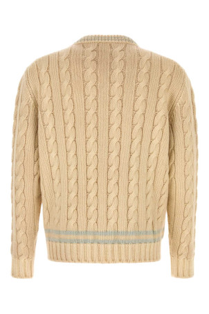 Cream wool sweater PRADA (UMF422SOOO6259)
