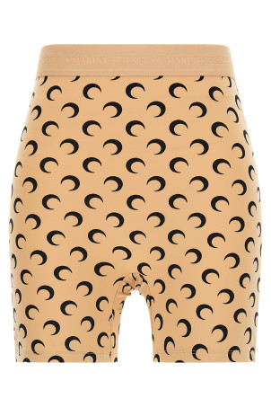 'Recycled moon' biker shorts Beige