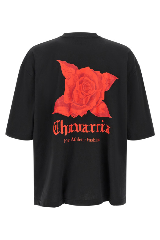 Willy Chavarria x Adidas 'Rose' t-shirt Black