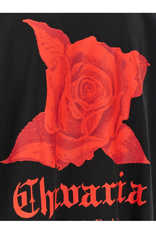 Willy Chavarria x Adidas 'Rose' t-shirt Black