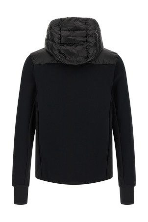 Black padded hoodie Black