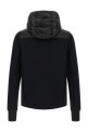 Black padded hoodie Black