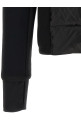Black padded hoodie Black