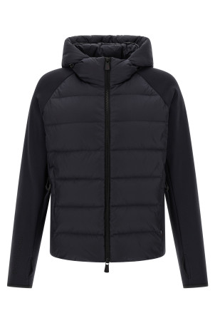Blue padded hoodie Blue