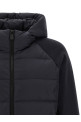 Blue padded hoodie Blue