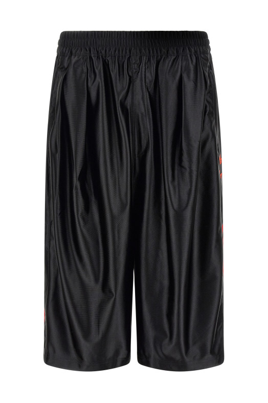 Willy Chavarria x Adidas 'Dazzle' bermuda shorts Black