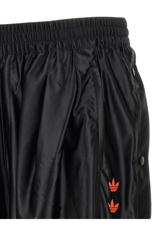 Willy Chavarria x Adidas 'Dazzle' bermuda shorts Black
