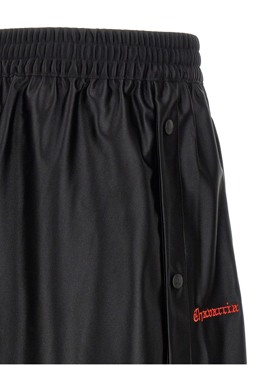 Willy Chavarria x Adidas 'Dazzle' bermuda shorts Black