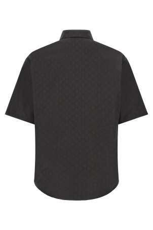 GG zip shirt Gray