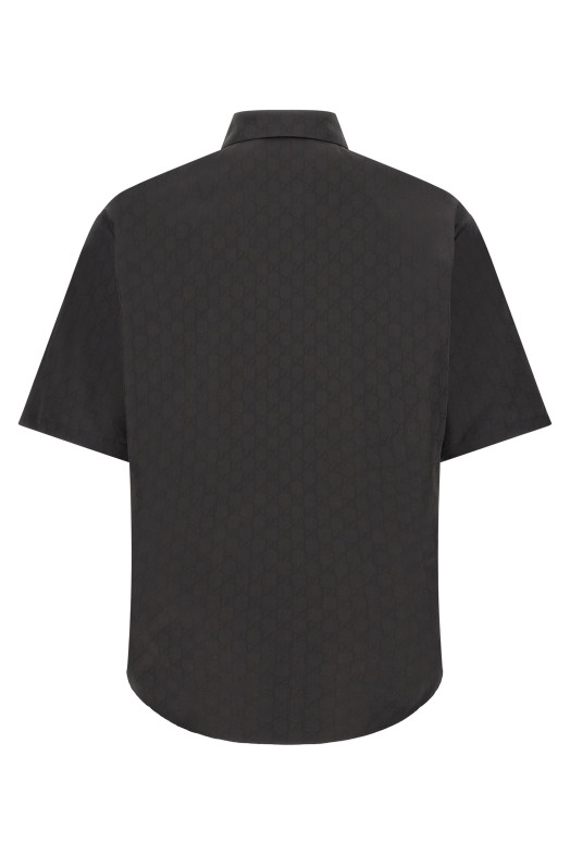 GG zip shirt Gray