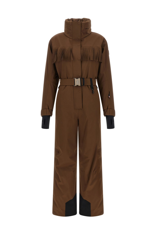 Brown fringed ski suit Brown
