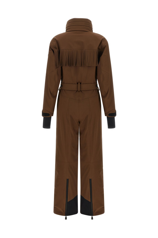 Brown fringed ski suit Brown
